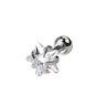 Ear piercing set with star-shaped gem Piercings