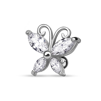 Šperk do ucha s motýľom