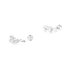 Ear piercing with studded leaves Piercing Jewelry