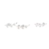 Ear piercing with studded leaves Piercing Jewelry