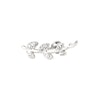 Ear piercing with studded leaves Piercing