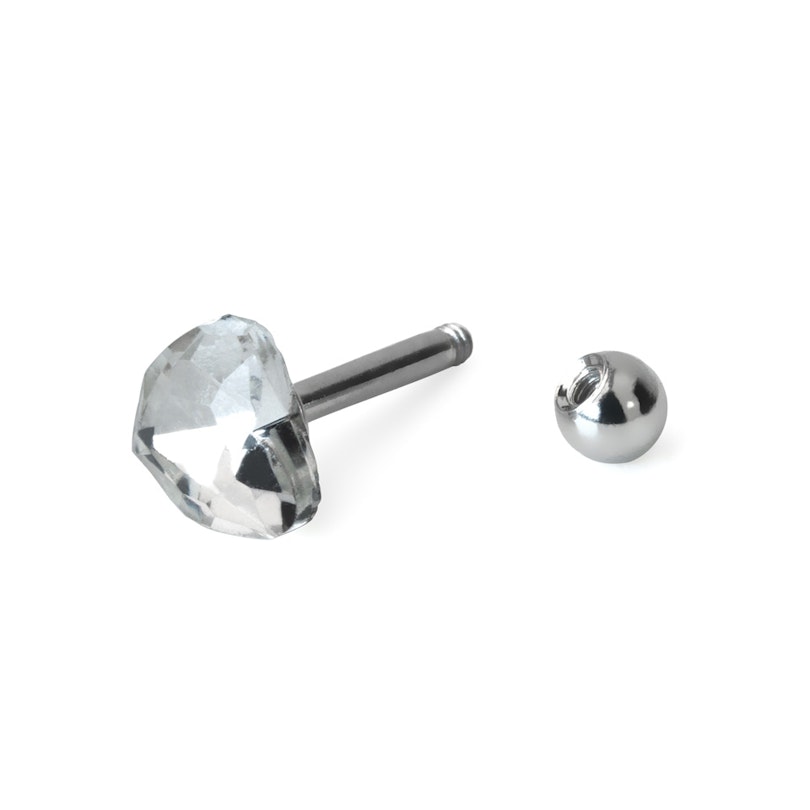 Ear piercing in a variety of stone designs and colors Body Jewelry