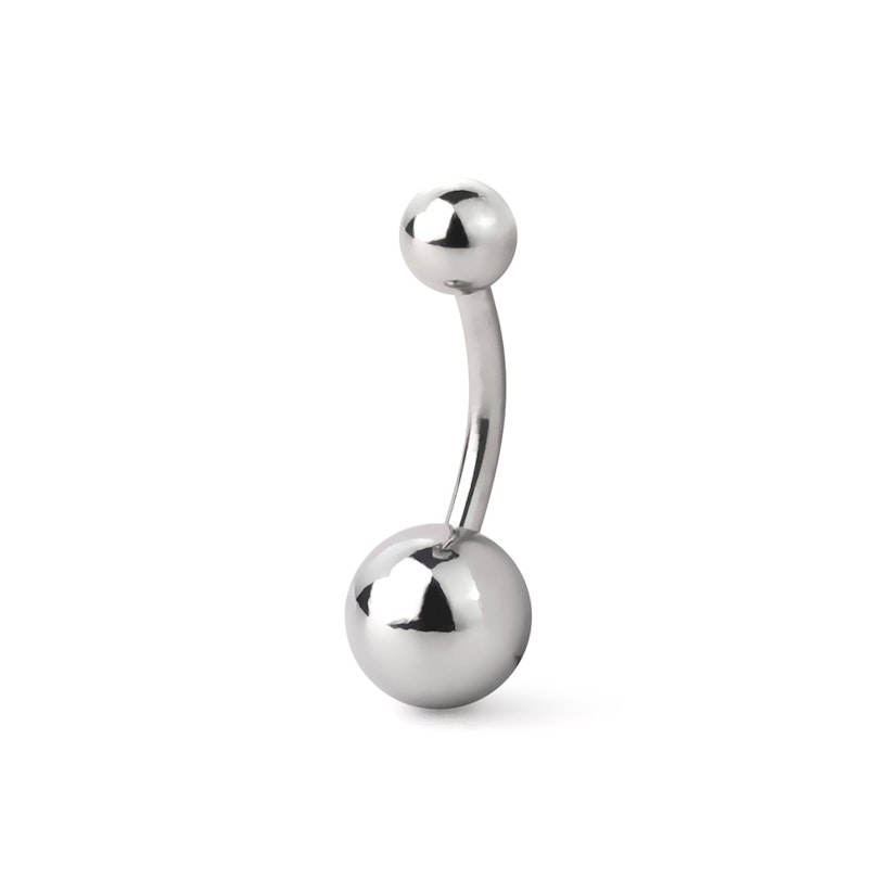 Belly button ring made of surgical steel Piercings