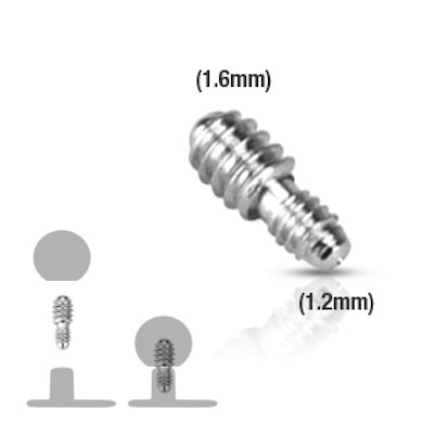 Converter pin for dermal anchor
