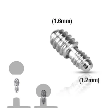 Converter pin for dermal anchor