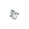 Dermal top jewelry with large gem Body Jewelry