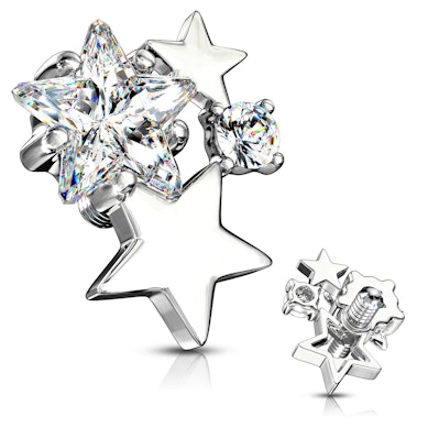 Dermal top with rain of stars