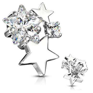 Dermal top with rain of stars