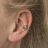 Ear cuff with twists Piercing