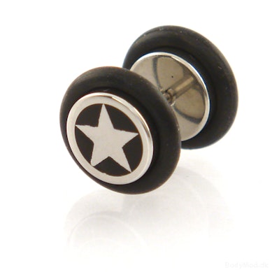 Fake plug with star motif