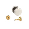 Fake plug made of surgical steel Piercing