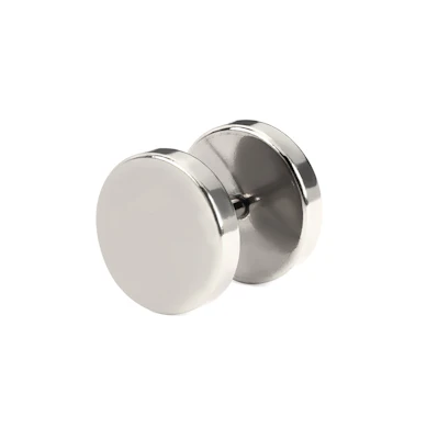 Fake plug made of surgical steel