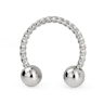 Circular barbell with twisted rope design Piercings