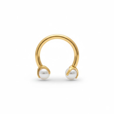 Πέταλο από τιτάνιο με πέρλες