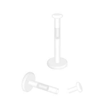 Push in labret concealer