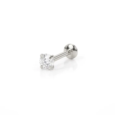 Push-in labret s kamnom