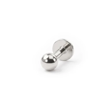 Push-in labret od titanija