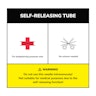 Mosquito piercing needle with self-releasing catheter box of 50 Body Piercing