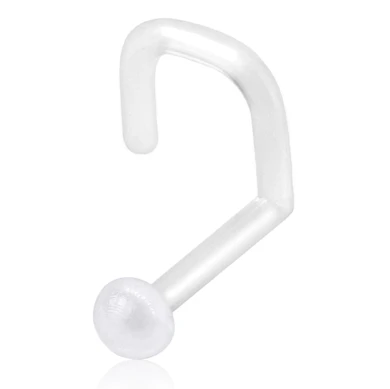 Nose screw retainer in transparent material