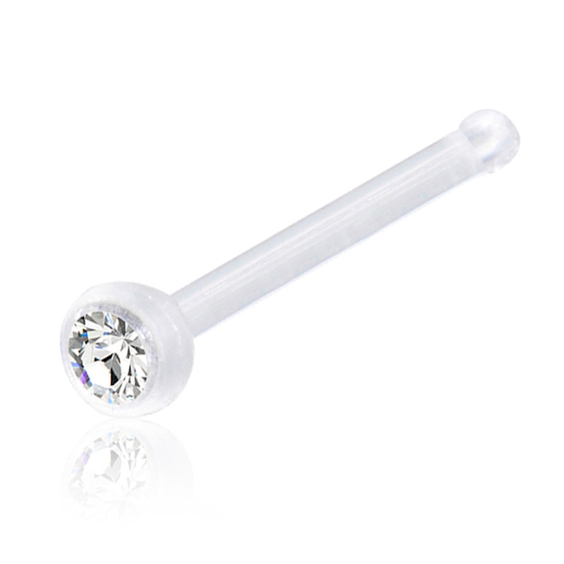 Nose stud made made of acrylic Body Piercing