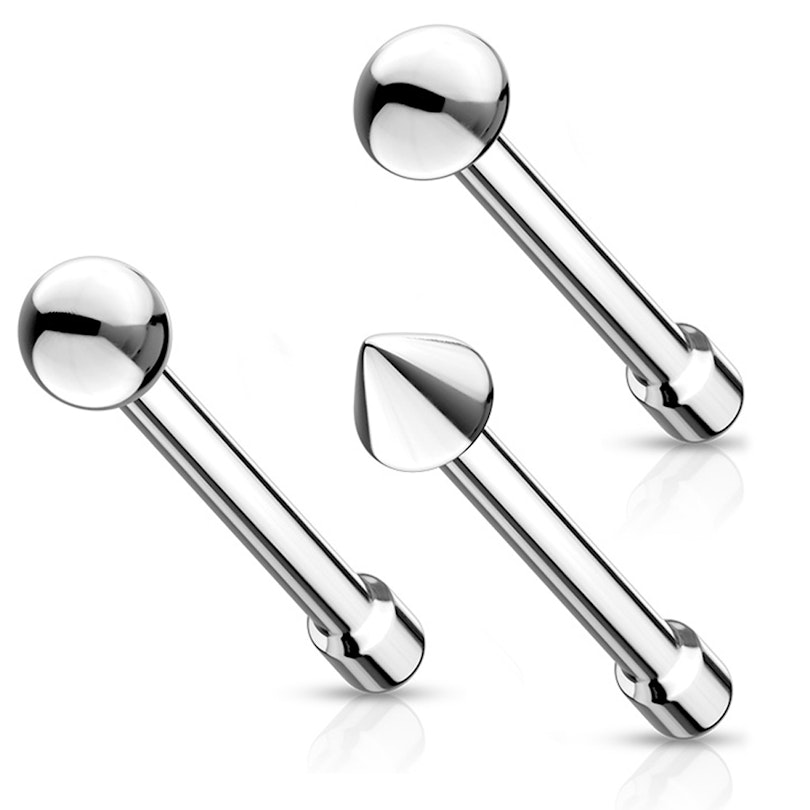 Nose stud in different designs Piercing