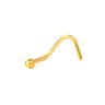 Nose screw with half ball in your choice of color Piercings