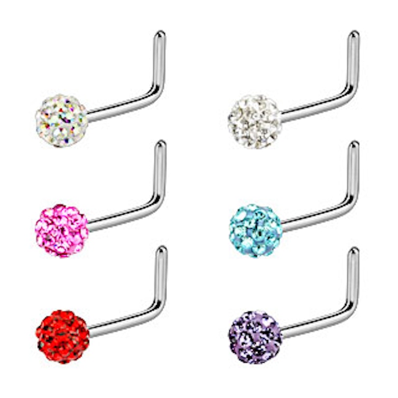 Nose ring with ferido ball Body Piercing