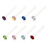 Set of 8 acrylic nose studs Body Piercing