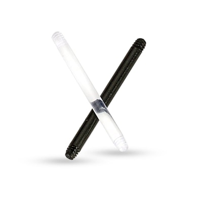 Loose plastic barbell