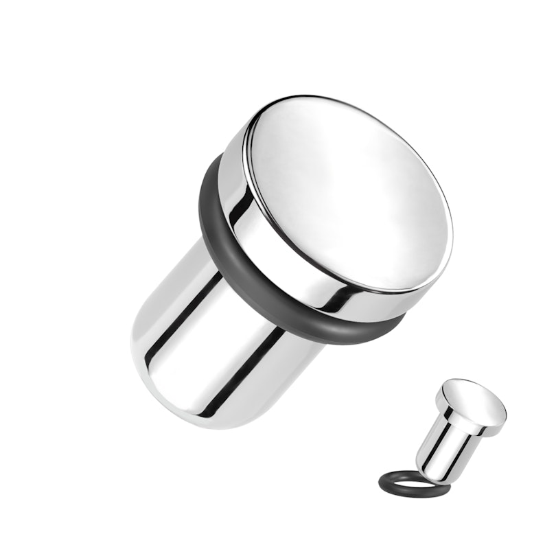 Titanium plug with mirror finish Body Piercing