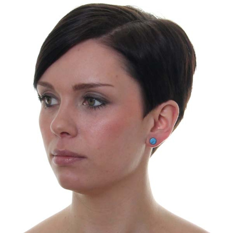 Plug in turquoise stone Body Piercing