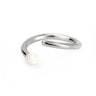 Ring with fixed opal stone Piercing Jewelry