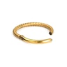 Hinged ring with twisted wire Body Piercing
