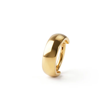 Titanium hinged segment ring with large outward-facing arch