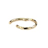 14k gold ring with twist design Piercing