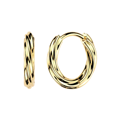 Pair of twisted huggy rings
