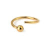 Fixed bead ring in many colors Piercing