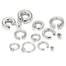 Captive bead ring in large size with thread Piercing