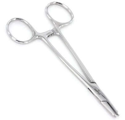 Pliers for dermal anchor discs