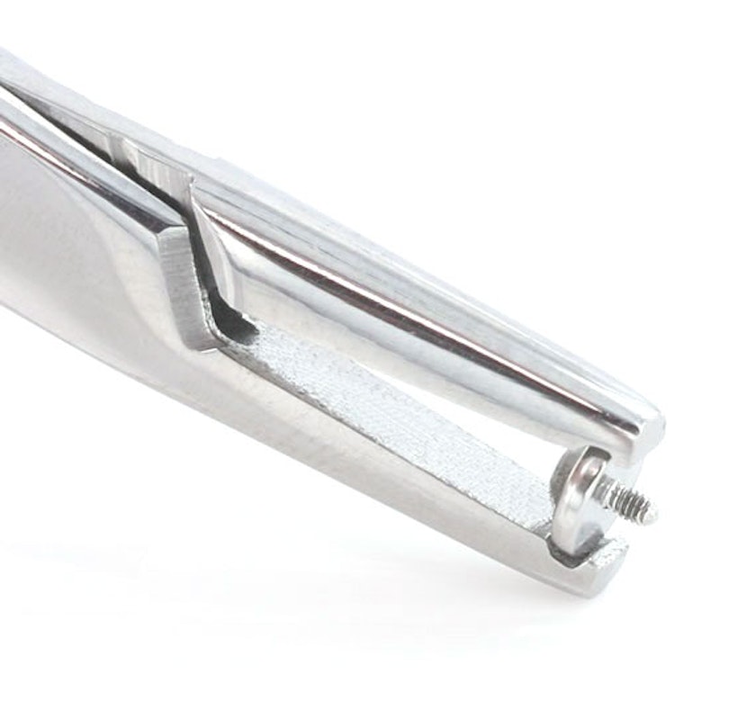 Pliers for dermal anchor discs Body Jewelry