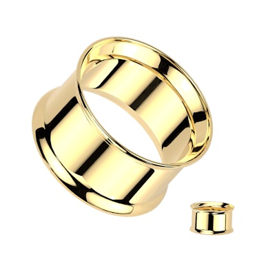 Titanium tunnel double flare