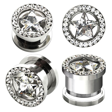 Tunnel with studded star