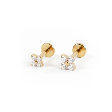 Set: Miniature flowers set gold
