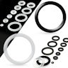 O-rings in different sizes and colors Piercings