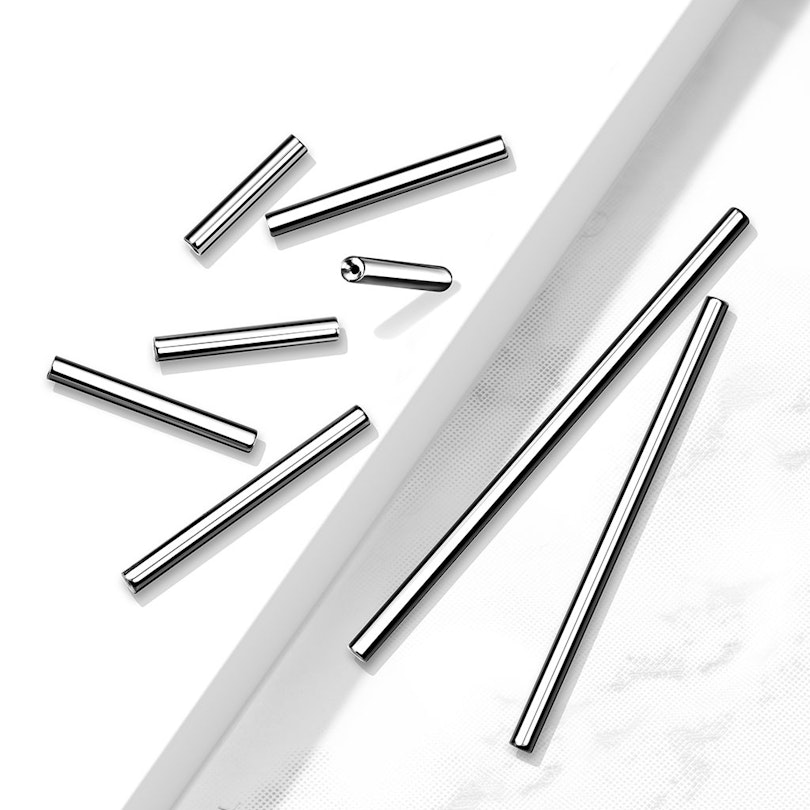 Threadless push-in barbell made of titanium Body Jewelry