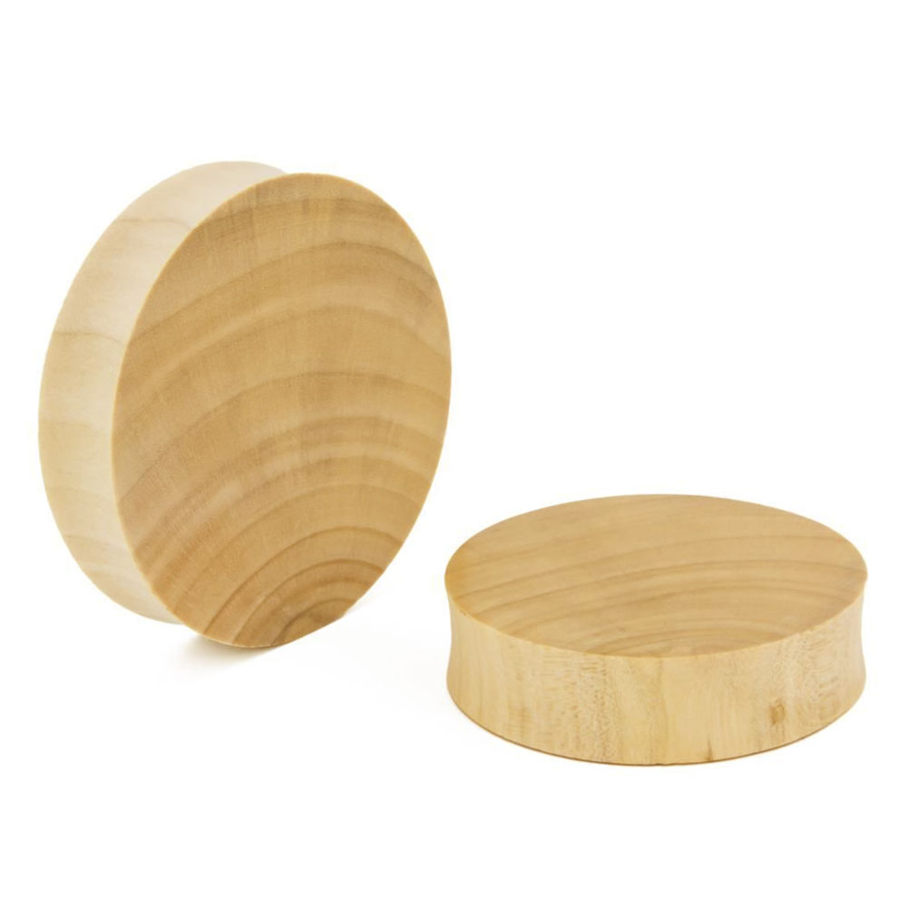 Plug made of Crocodile Wood Piercing