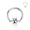 Captive bead ring with spiked ball Body Jewelry