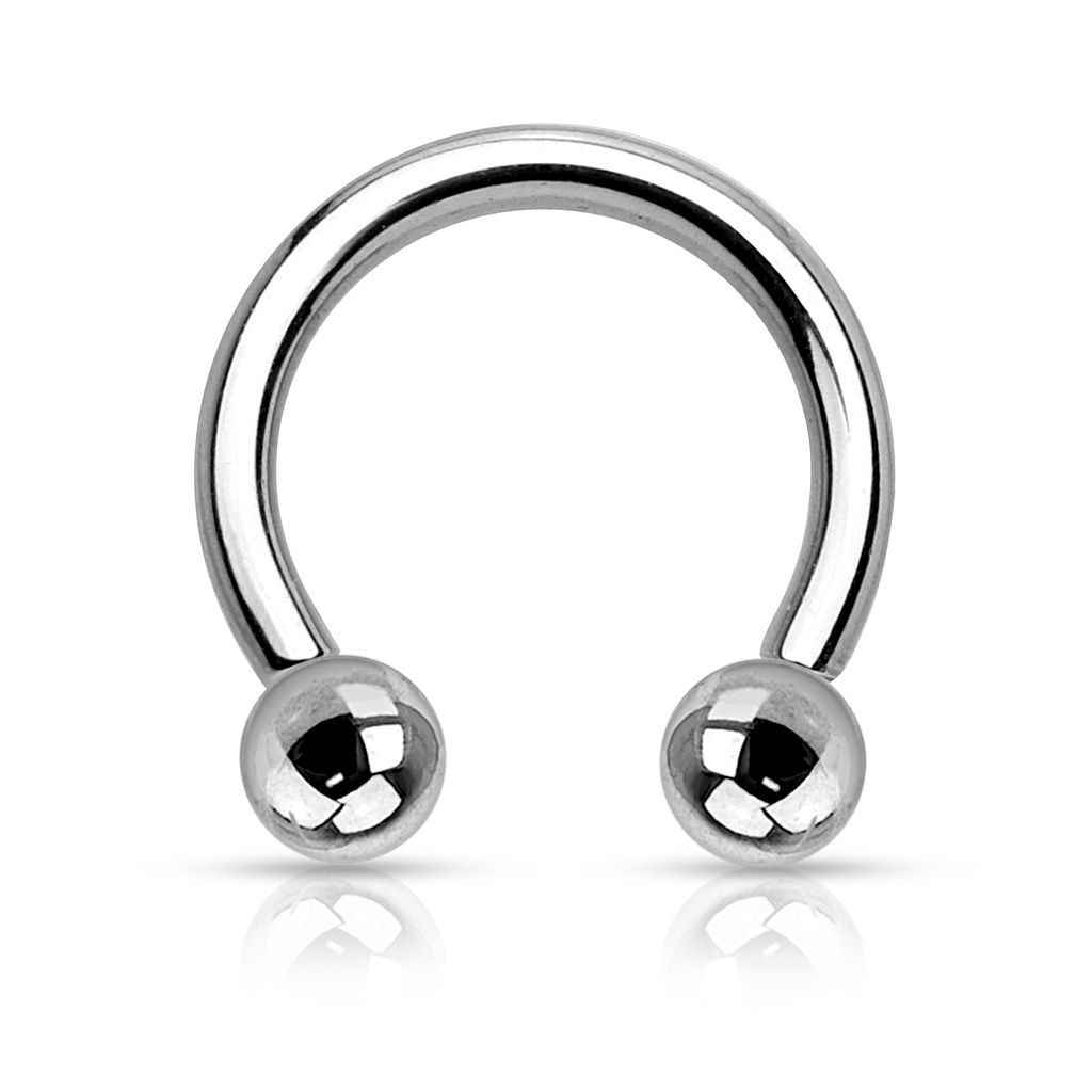 Titanium hot sale circular barbell