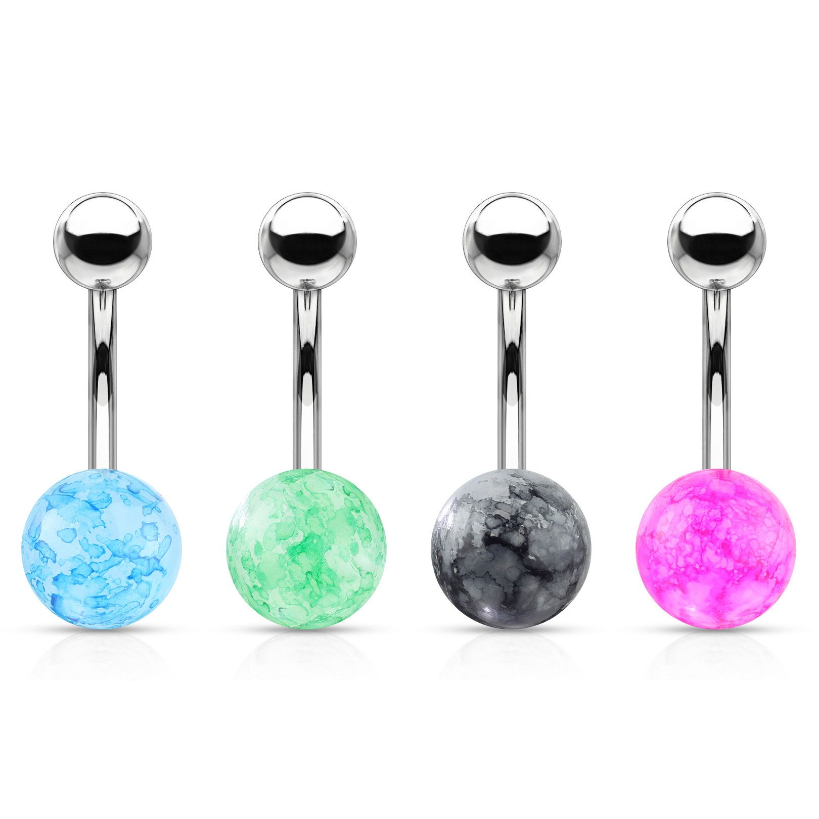 Belly sales ring balls