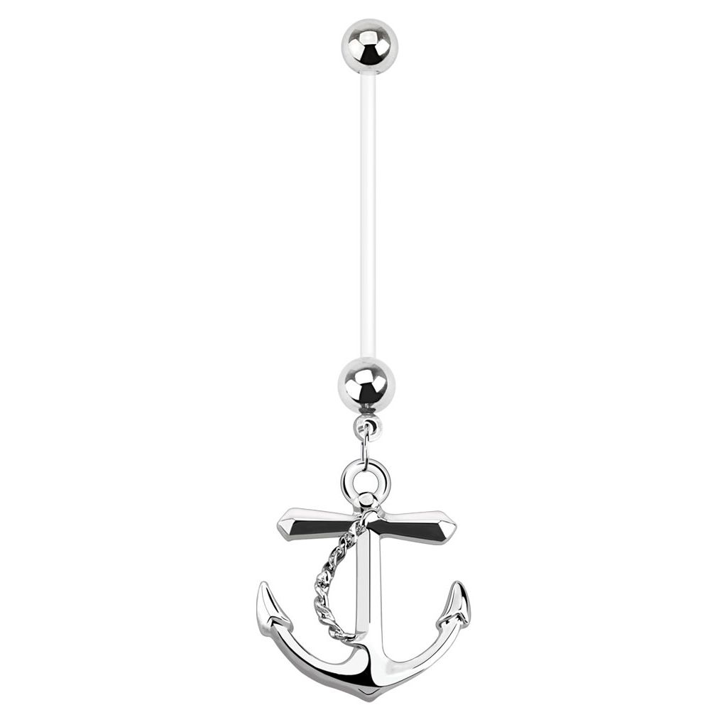 Anchor belly hotsell button rings